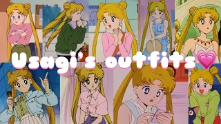 Usagi’s outfits in the first season of “Sailor Moon”❤️
