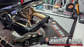 Fanhome Build the Knight Rider KITT - Stages 103-106 - Trunk Side Panels and Hydraulic Rods