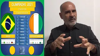 OLIMPÍADAS 2021 - FUTEBOL  MASCULINO - PALPITE - 2ª  RODADA   BRASIL X COSTA DO MARFIM.
