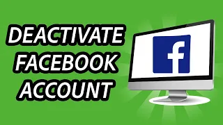 How to temporarily deactivate a Facebook account PC - QUICK AND EASY (Full Guide)