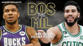 Boston Celtics vs Milwaukee Bucks Full Game Highlights | Mar 30 | 2023 NBA Season