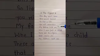 The Nights 🌼 | #lyrics #song