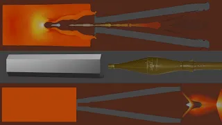 RPG-7 HEAT vs 150mm RHA | Experimental Simulation - Shaped Charge | Explosive / Impact Simulation