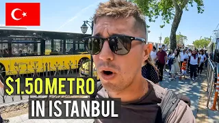 I rode the $1.50 Istanbul metro system 🇹🇷