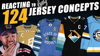 Reacting to 124 Jersey Concepts! Some of the BEST We Have Seen!