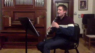 Béla Bartók - The Miraculous Mandarin 3rd clarinet solo (Bb clarinet)