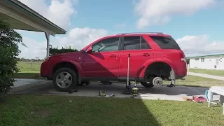 How to change Brake Drums and Shoes on a 2006 Saturn Vue