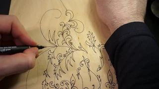Рисуем растительный орнамент! Draw a floral ornament!