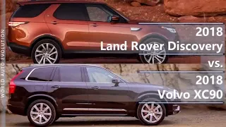 2018 Land Rover Discovery vs 2018 Volvo XC90 (technical comparison)