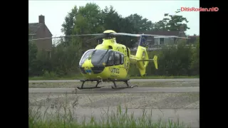 Trauma Helikopter landt aan de kanaalstraat in RODEN(DitisRoden.nl)