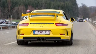 Porsche 991 GT3 - CRAZY Launch Controls & Accelerations !