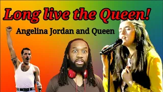 ANGELINA JORDAN THE SHOW MUST GO ON QUEEN cover REACTION - An outstanding tribute to Freddie Mercury