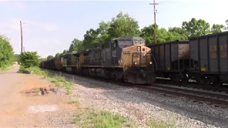 N769 Loaded Coal train at North Branch Potomac River Cumberland MD