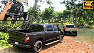 Toyota Tundra & Ford F150 SVT Raptor | OFFROAD CONVOY |Forza Horizon 5 |Thrustmaster T300RS gameplay