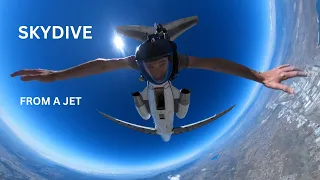 Skydiving from a commercial JET | Immersive 360 VR