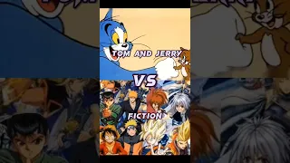 Tom and Jerry Vs Fiction | Request Video #shorts #edit #anime #tomandjerry