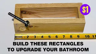 Easy Woodworking Project to sell or make for your Bathroom Makeover