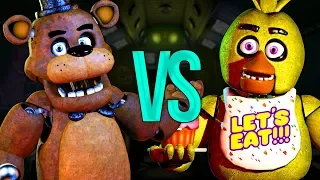 ФРЕДДИ VS ЧИКА | СУПЕР РЭП БИТВА | Freddy Fazbear Five Nights At Freddy's ПРОТИВ Chica Аниматроник