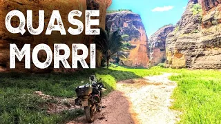 A BEAUTIFUL UNKNOWN CANYON IN BRAZIL - I WENT ON A MOTORCYCLE AND ALMOST DIED (subtitled)