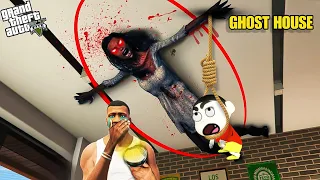 Shin Chan & Franklin Finally Survived a Real Haunted Horror House (Deyyala Kompa) in GTA 5 in Telugu