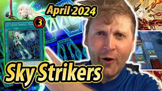 3 ENGAGE..?! OMG I LOVE RAYE! | Sky Striker DECK (TCG APRIL 2024)