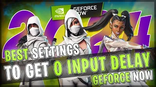 *0 INPUT DELAY* in GEFORCE NOW | Best Settings for 2024!