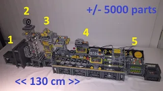 LEGO GBC: 5-in-1 Module, 100% mechanical (designs by Akiyuki & others)