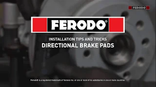 Ferodo's guide to directional brake pads