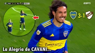 ASI fue el PRIMER GOL de EDINSON CAVANI con BOCA JUNIORS HOY