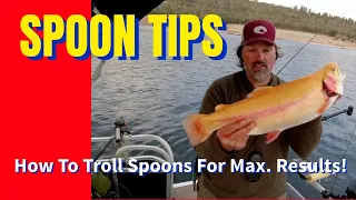 Trout Spoon Strategy: Huge Lightning Trout Landed! #fishing #troutfishing #trout #fish #trolling