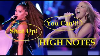 Famous People Attempting Mariah Carey's HIGH NOTES!!