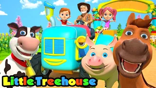 Old Macdonald Had a Farm | Kindergarten Nursery Rhymes & Kids Cartoon Songs by Little Treehouse