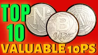 Top 10 Most Valuable and Rare 10p Coins! (UK Circulation) 2022