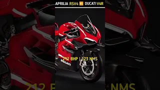 Aprilia RSV4 🆚 Ducati panigale v4 😠|||#shorts #april #ducati
