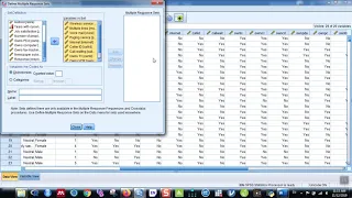 Multiple Response Analysis in SPSS