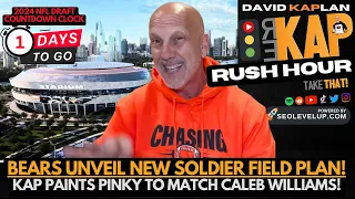 REKAP Rush Hour 🚗: Bears unveil new Soldier Field plan, Kap paints pinky to match Caleb Williams!