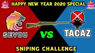 Sevou vs Tacaz _ Sniping Challenge_Happy New Year 2020 _ Who Is Best Sniper? _ PubgMobile.