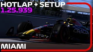 F1 23 MIAMI Hotlap + Setup (1:25.939) 💪