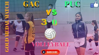 GAC VS PUC (3-0)||WOMENS GOLD MEDAL MATCH||MZU SPORTS ANNUAL MEET 2021-2022||