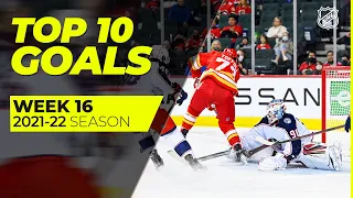 Top 10 Goals from Week 16 of the 2021-22 NHL Season