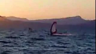 Windsurfing in Giens Sunset 2009