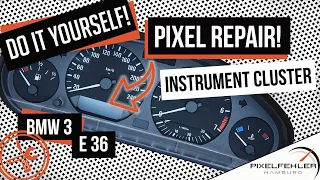 How to repair your speedo BMW 3, E36 instrument cluster yourself! Easy with our pro. instruction!