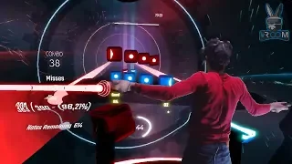 Beat Saber || Centipede by Knife Party || Expert+ || Mixed Reality