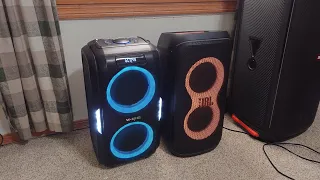 JBL Partybox Club 120 vs W-King T9 Pro 😲Battery Powered 🔋 Is The 120 Worth 2x The Price?