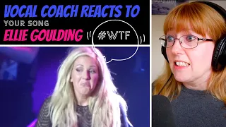 Vocal Coach Reacts to Ellie Goulding 'Your Song' #whatwentwrong