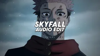 skyfall - adele (slowed)「 edit audio 」