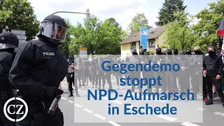 Gegendemo stoppt NPD-Aufmarsch in Eschede