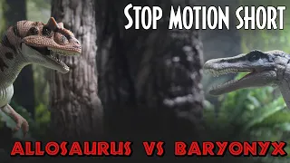 Baryonyx Vs Allosaurus: Jurassic Park Stop Motion short.