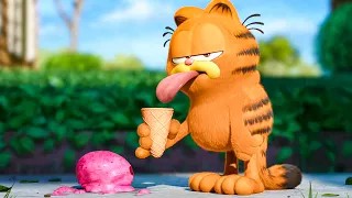 Why Garfield Hates Mondays - THE GARFIELD MOVIE Clip (2024)