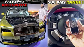 ₹7.50 CRORE !!😳 Rolls-Royce SPECTRE With 530 Kms Range !😍 Grand Launch in Chennai🔥